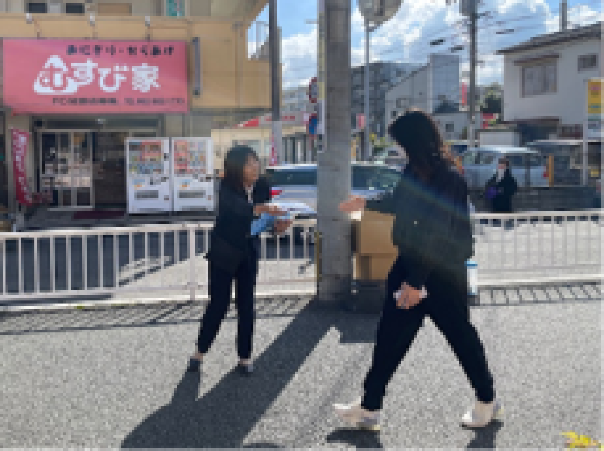 九州産業大学でのサンプリング