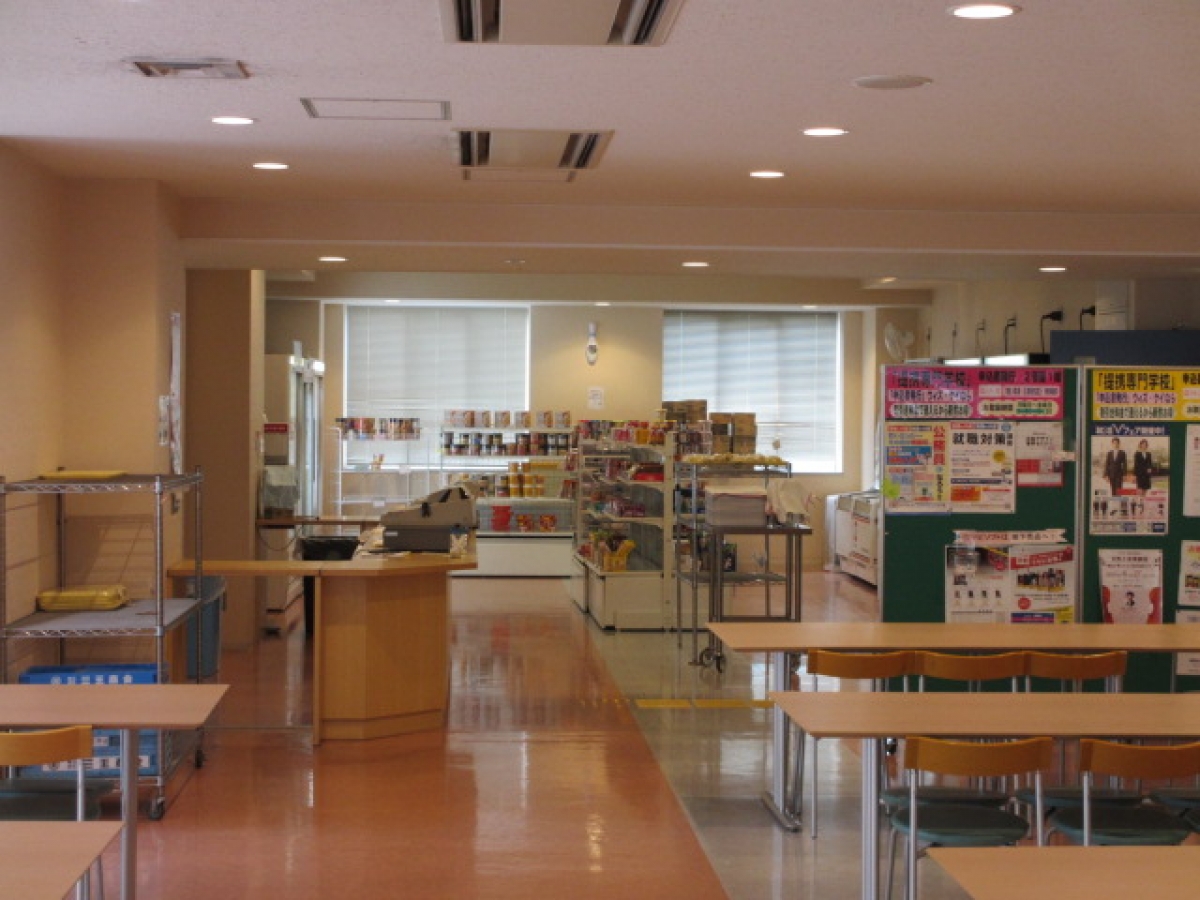 共立女子大学の売店内