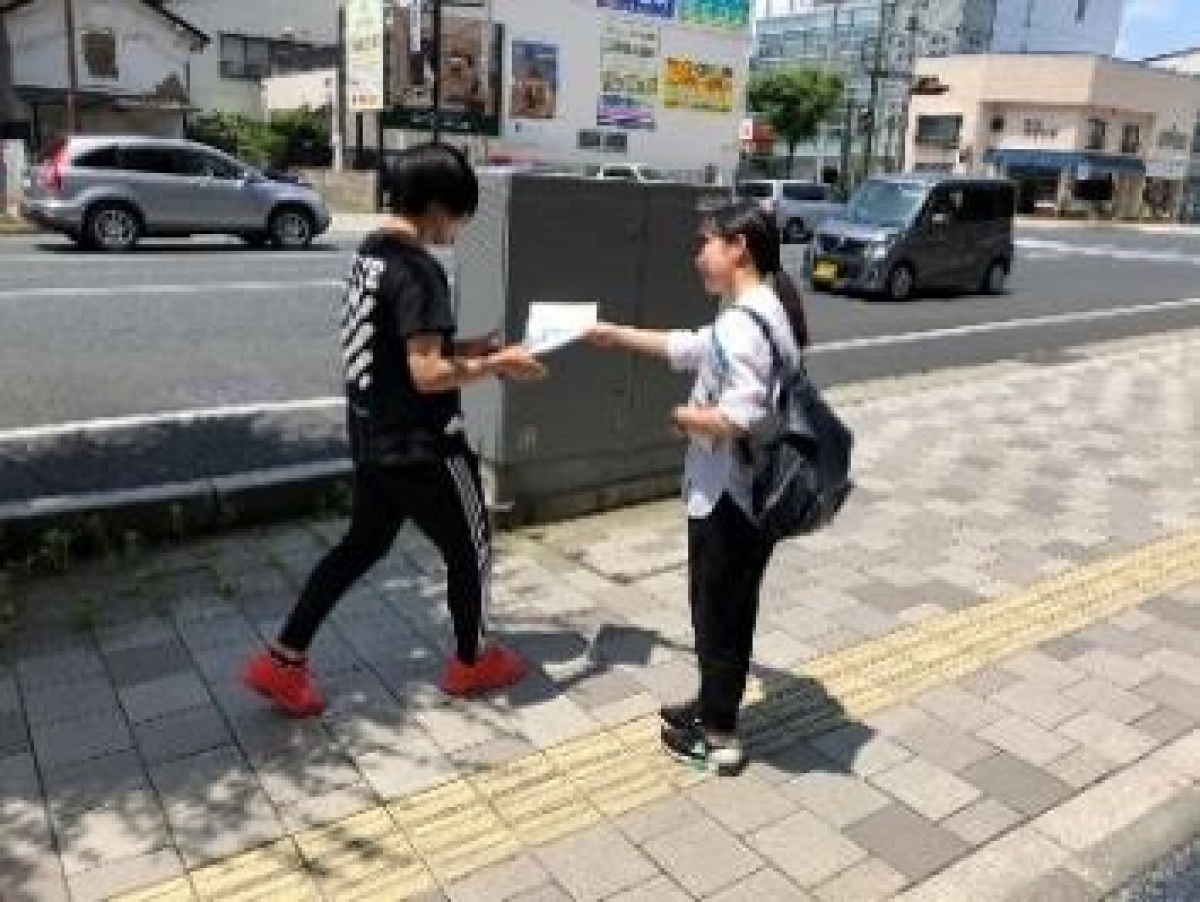 ワオ・コーポレーション岩手医科大学内丸キャンパスでの配布