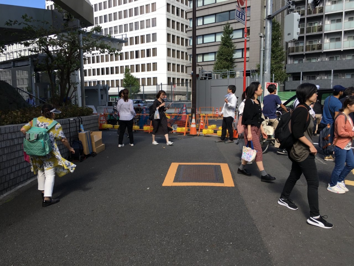 実践女子大学渋谷キャンパス付近の交差点