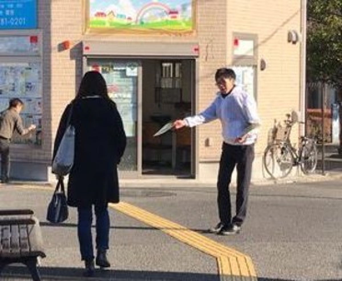 日本女子大学西生田キャンパス　向ヶ丘遊園駅バスロータリー付近
