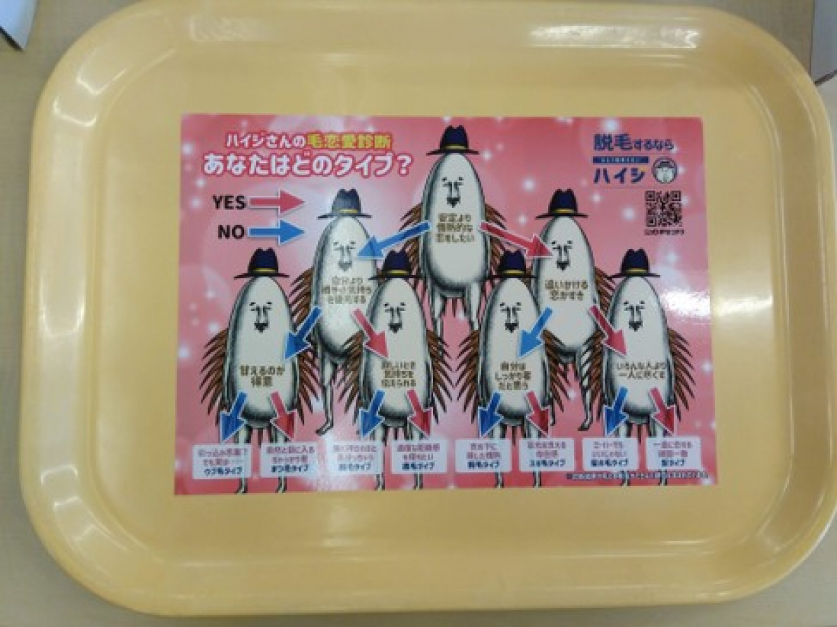 オリジナルキャラクターを使った奇抜なデザイン