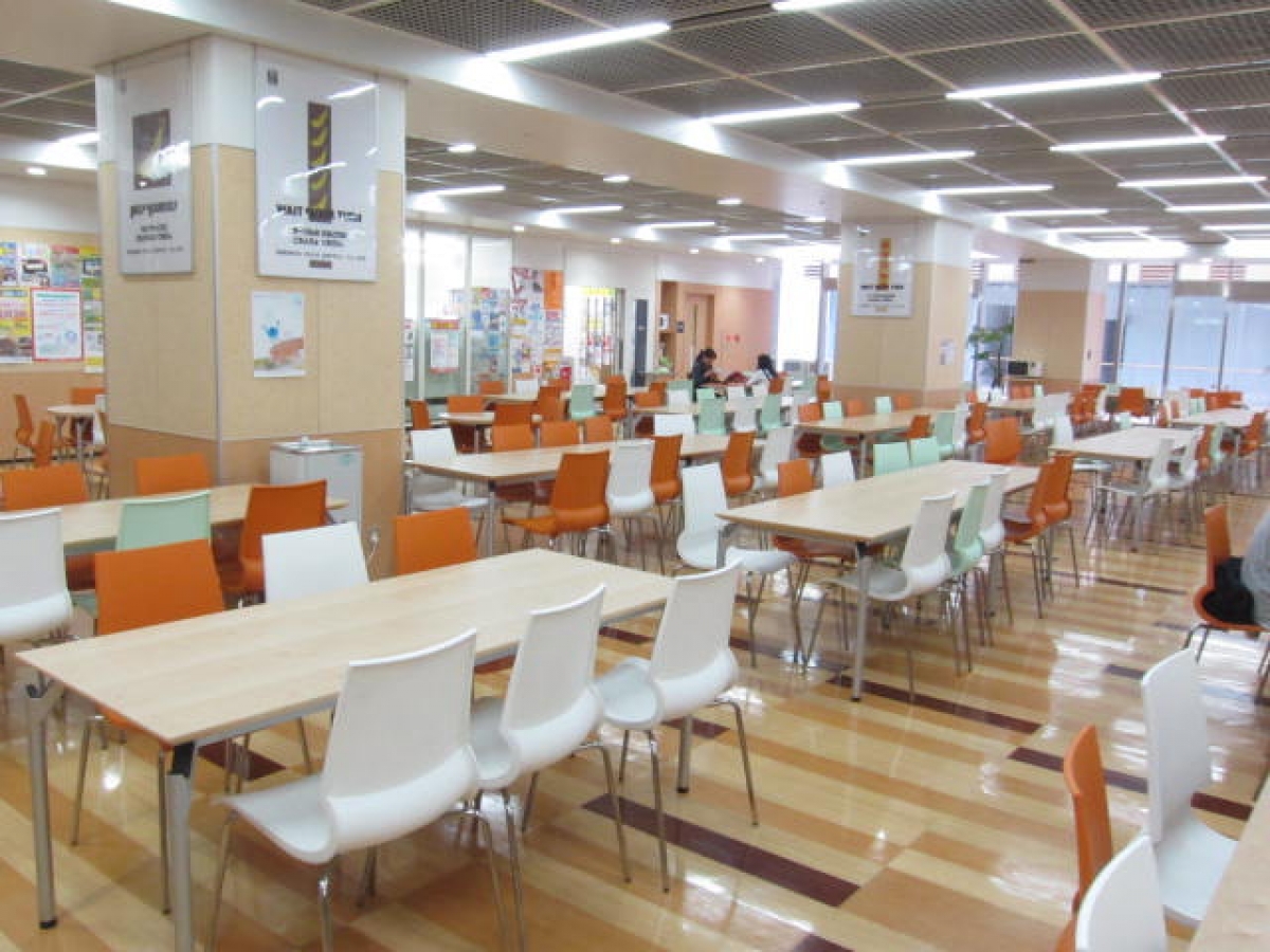 拓殖大学文京キャンパスのB館地下食堂