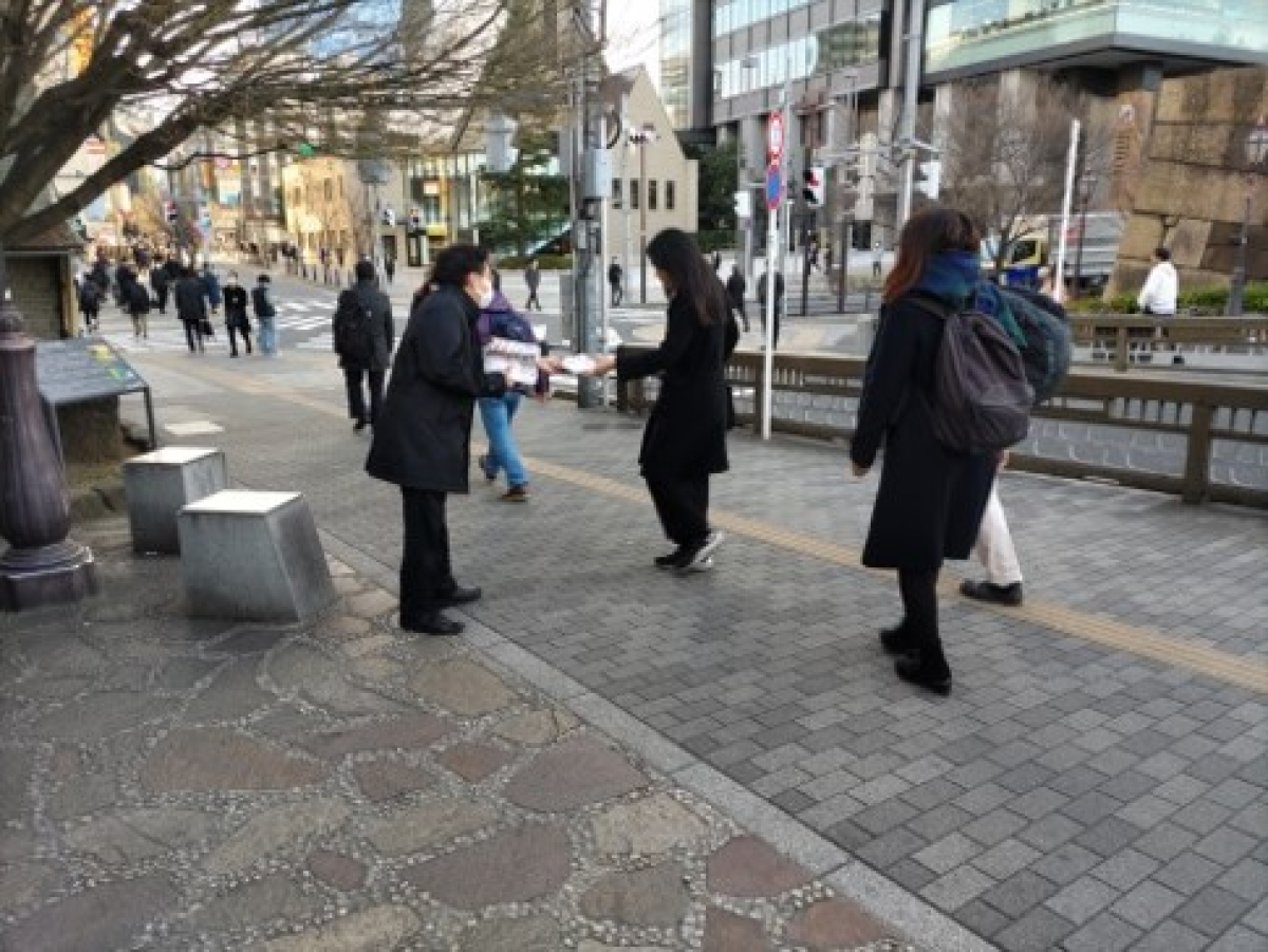 法政大学（市ヶ谷）　サンプリング