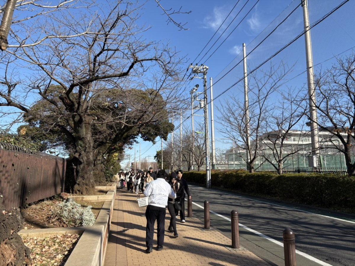 東京農業大学世田谷キャンパスでのサンプリング