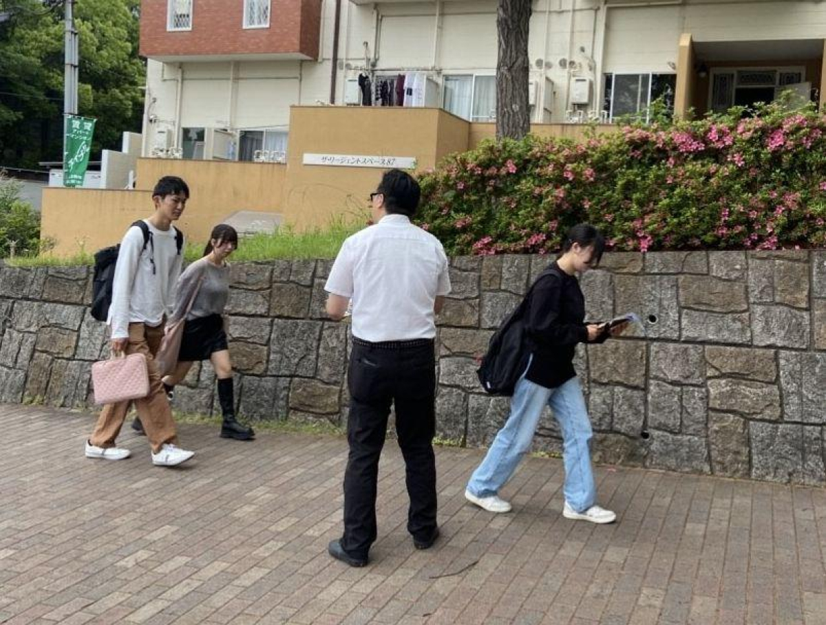 静岡大学静岡キャンパスでのサンプリング