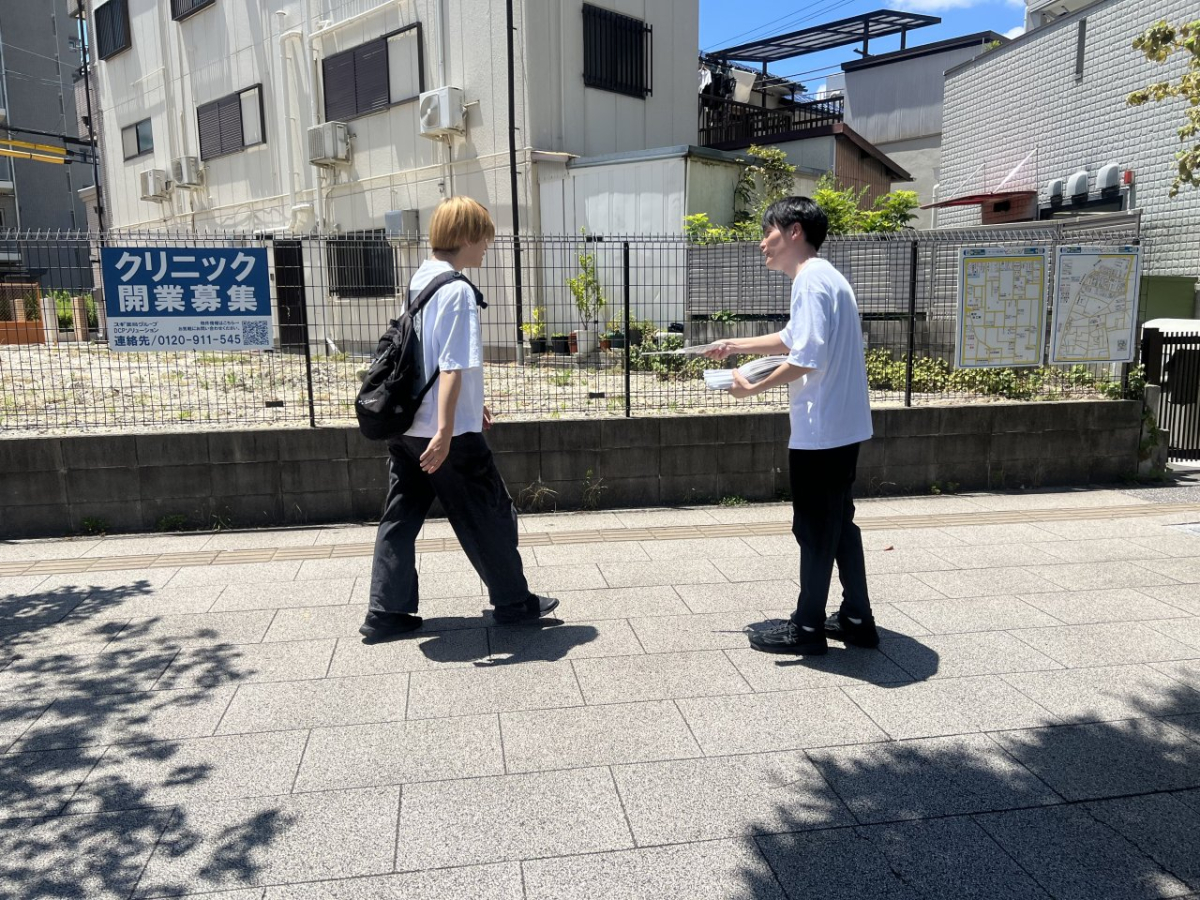 大阪電気通信大学寝屋川キャンパスでのサンプリング