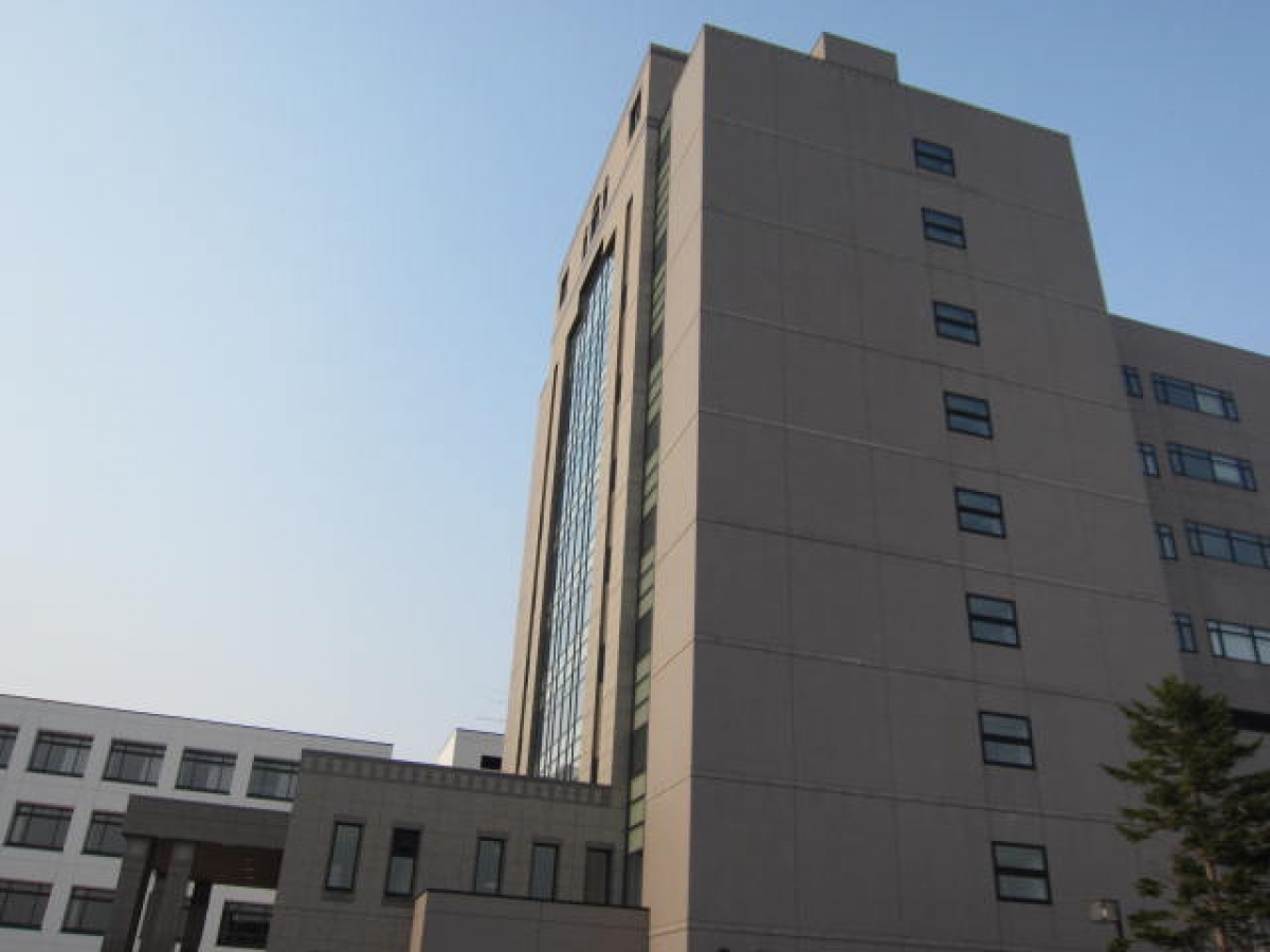 札幌学院大学のG館食堂棟　食堂学食　広告