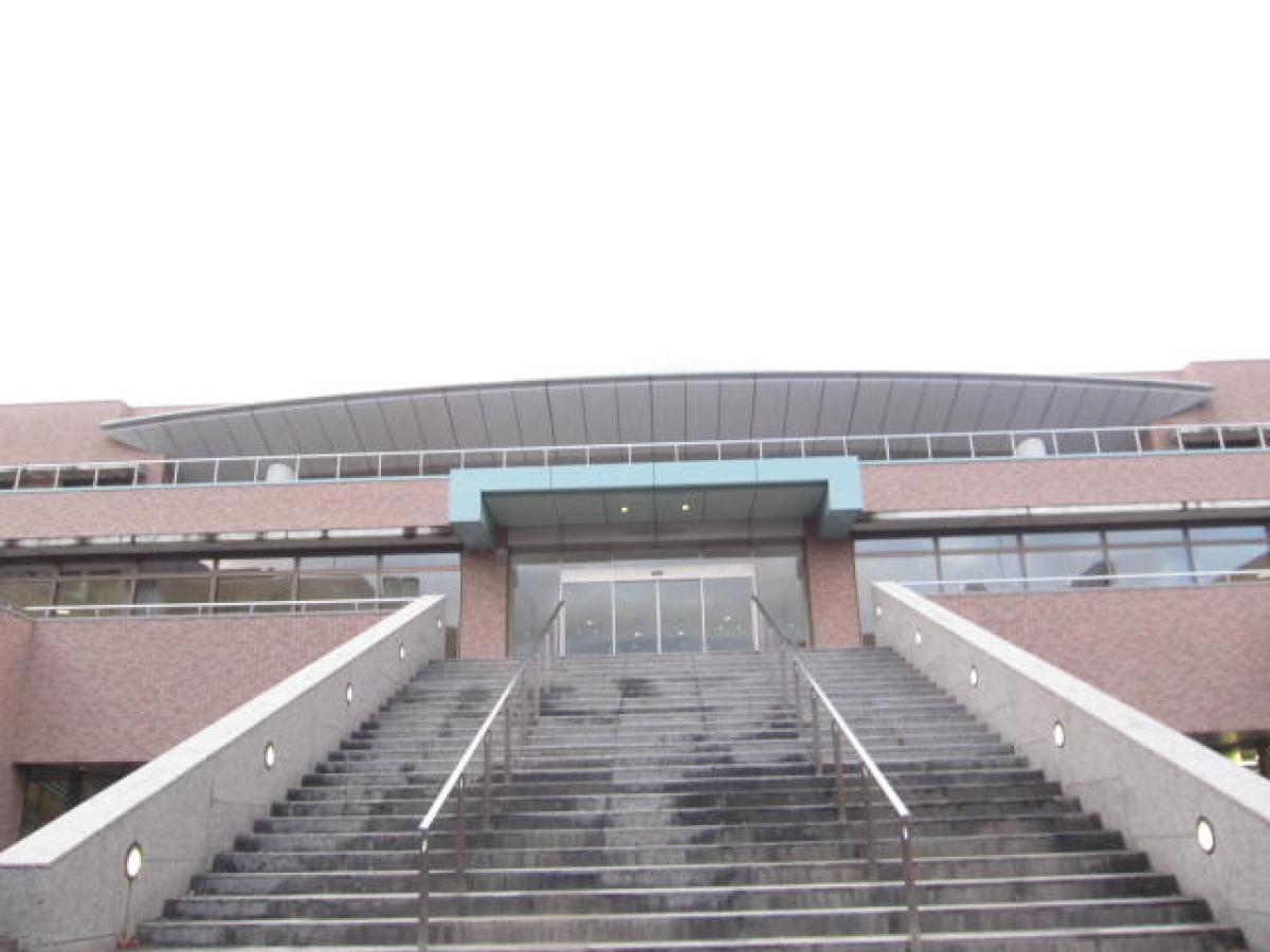 岩手県立大学で大学内広告