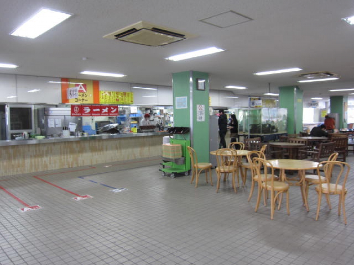 東海大学清水キャンパスの食堂