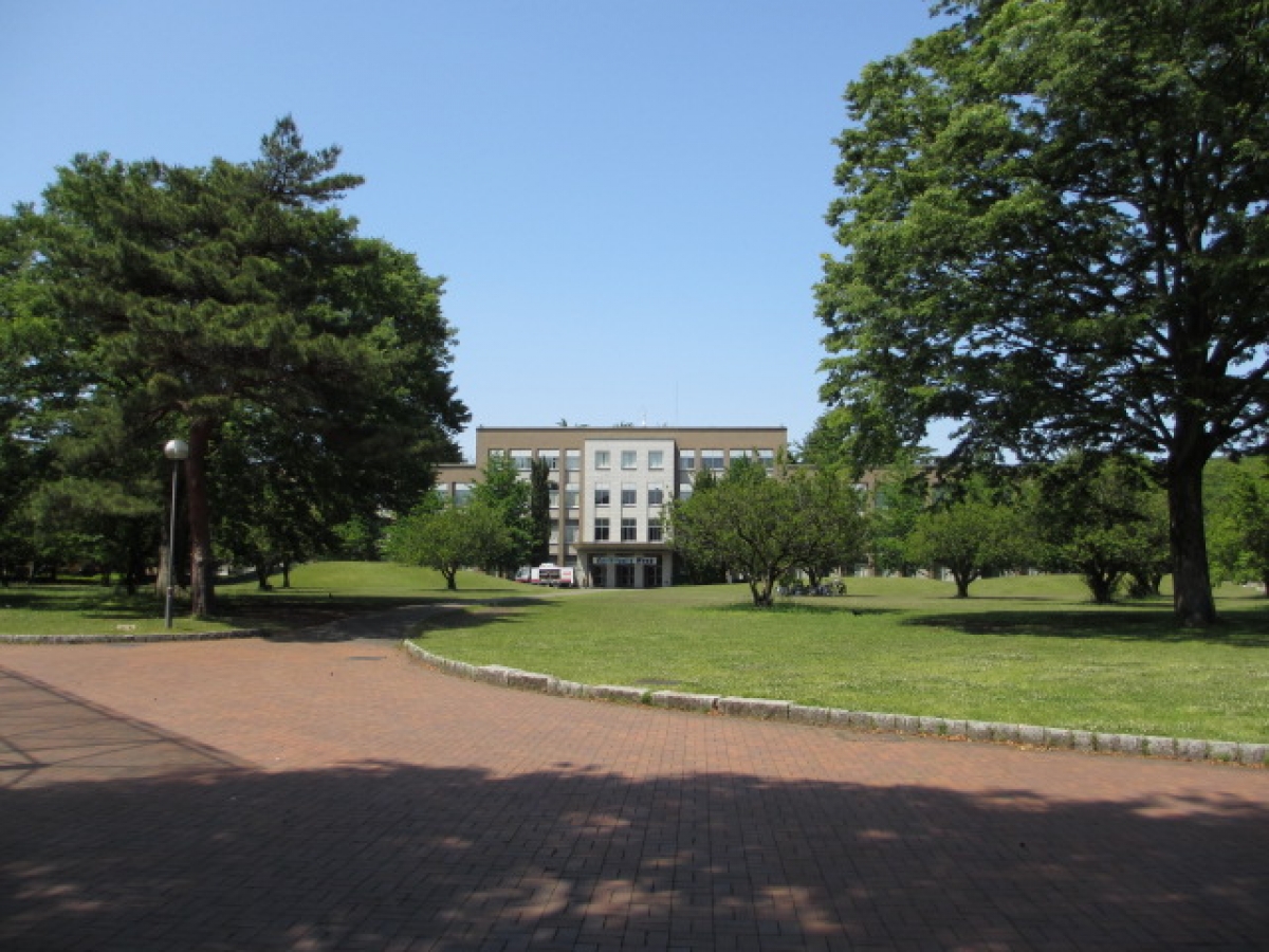 国際基督教大学の中庭
