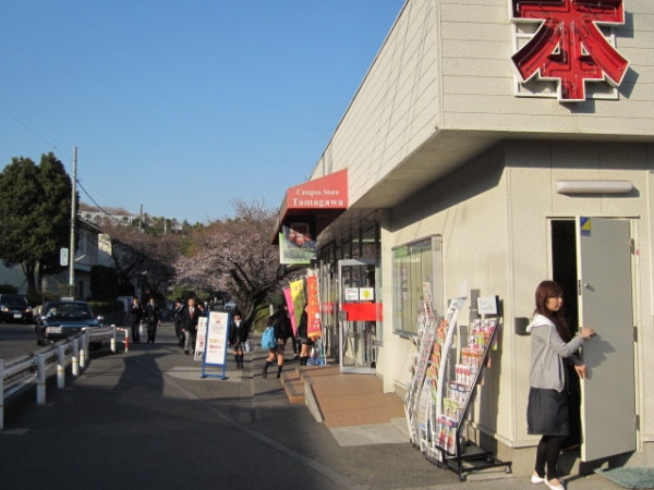 玉川大学の正門